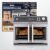 Ninja | French Door Premier Air fry Oven | 10-in-1 functions | 20.3-qt capacity | 5-qt Air Fry Basket, Sheet Pan, Wire Rack, Broil Rack | PFAS-free Cooking Surface, Dishwasher-Safe Accessories | FO101