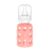 Lifefactory Glass Baby Bottle with Stage 1 Nipple and Protective Silicone Sleeve Cantaloupe, 4 Oz