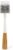 Full Circle Upstanding Bottle Brush – Made from Bamboo with Long Handle, Replaceable Head – Deep Cleans Water Bottles, Tumblers & Baby Bottles – BPA & Formaldehyde Free – White