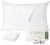 FAUNNA 100% Cotton Pillow Protectors, Bed Bug Proof, Hypoallergenic, Featuring Antimicrobial Product Protection for Enhanced Freshness, Premium Breathable Zippered Protectors(Standard Size, 4 Pack)
