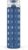 Ello Syndicate 20oz Reusable Glass Water Bottle with One-Touch Leak Proof Flip Lid and Protective Non-Slip Silicone Sleeve and Carry Loop for Coffee, Tea and Water, BPA-free Dishwasher Safe, Bold Blue