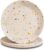 Nook Theory 4 Pack Reusable Bamboo Plates – Non-Toxic Toddler and Kids Plate, Dishwasher Safe, Not Microwavable Dinnerware (Celebration 8″)