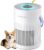 Air Purifers for Home, Hepa Air Purifier for Bedroom, Air Cleaner for Pet Dander, Quiet Sleep Mode, Portable Air Purifier for Office, Odor, Dust, Smoke (White)