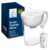 Brita Large 10-Cup Water Filter Pitcher, WQA NSF/ANSI Certified, Removes Chlorine Taste & Odor, Reduces Zinc, Copper & Mercury, 1 Standard Filter, Lasts 2 Months, Bright White