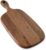 Muso Wood Small Cutting Board with Handle, Walnut Wooden Chopping Boards for Bread, Vegetables & Fruits, Dinner Cheese Board with Hole(15.2×7.3 Inches)