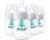 Philips Avent Anti-Colic Bottle with AirFree Vent, 4oz, with Flow 1 Nipples, 0m+, 4pk, Clear, SCY701/04