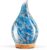 Porseme 280ml Glass Essential Oil Diffuser Aromatherapy Ultrasonic Cool Mist Humidifier 7 Running Hours Waterless Auto-Off Air Diffusers for Sleeping, Yoga, Office Working, Spa and Rest (Light Blue)