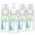 Dr. Brown’s Natural Flow Anti-Colic Options+ Narrow Baby Bottle, 4 oz/120 mL, with Level 1 Slow Flow Nipple, 0m+, 4 Pack