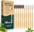 Bamboo Toothbrushes for Adults 10 Pack – Eco Friendly Wooden Toothbrush, Soft BPA Free Bristles, Biodegradable Organic Toothbrush, Plastic Free Natural Toothbrush Bulk