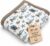 Organic Cotton Muslin Baby Blanket for Boys & Girls – Luxurious Soft Toddler Quilt for Swaddling – Gender Neutral Blanket – Baby and Toddler Gift – Sea Turtle