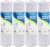 PUREPLUS 5 Micron 10″x2.5″ Whole House String Wound Sediment Filter for Well Water, Replacement Cartridge for Universal 10 inch RO System, WP-5, Aqua-Pure AP110, CFS110, Culligan P5, WFPFC4002, 4Pack