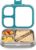 HOMEKOL Stainless Steel Bento Lunch Box, 3-Compartment Leak-Proof Lunch Container for Kids & Adults, BPA/BPS-Free 304 Metal Food Box, Dishwasher Safe, Clear Tritan Lid, Blue (Not Insulated)