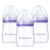 Lansinoh Anti-Colic Baby Bottles, BPA-Free Plastic, 5 Ounces, 3 Count, Slow Flow Nipples (Size S), Breastfeeding Bottle with NaturalWave Design, Baby Essentials