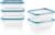 Snapware Plastic Total Solution 5-Pack (3-Cup) Food Storage Containers Set, Leakproof & Airtight Plastic Locking Lids Rectangular Tupperware, Non-Toxic BPA-Free Lids, Microwave Dishwasher Freezer Safe