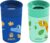 Dr. Brown’s Milestones Cheers 360 Spoutless Transition Cup, Travel Friendly and Leak-Free Sippy, Blue/Green Animals, 10 oz/300 mL, BPA-Free, 9m+, 2-Pack