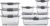 Rubbermaid Brilliance Glass Food Storage Containers, Assorted Sizes, Set of 9, BPA-Free, Leak-Proof, Clear