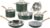 Cuisinart Cookware Set, 11 Piece Stainless Steel Cookware Pots and Pans, Home and Kitchen Durable Stainless Steel for Everyday Cooking, Matte Thyme, MT89G-11