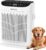 Air Purifiers for Home Large Room Up to 3000 Ft² with Washable Filters,AKEELIA HEPA Double-Sided Air Purifier with PM2.5 Air Quality Sensor, Aroma,15dB Sleep Mode, Air Cleaner for Pets Bedroom,White