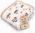 Organic Cotton Muslin Baby Blanket for Boys and Girls – Luxurious Soft Toddler Quilt for Swaddling – Gender Neutral Blanket – Baby and Toddler Gift – Forest Friends