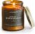 Calyan Wax Co. Apples & Maple Bourbon Scented Candle – 57 Hour Burn – Luxury Clean Soy Wax Candles – Long Lasting Amber Glass Jar Candle for Home – 7.2oz
