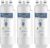 EDRARXD1 Water Filter Replacement, Compatible with Whirlpool EDRARXD1, Everydrop Filter A, EDRARXD1B (3 Pack)