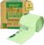 ANECO 100% Compostable Food Waste Bags 3 Gallon, 100 Count, Extra Thick Compost Bags for Countertop Bin, Small Compost Bag, Food Waste Bags with TUV OK Compost Home and BPI certified