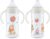 NUK Learner Cup, 10 Oz, Pack of 2, Pooh Bear – Soft Spout, Easy-Grip Handles, BPA Free, Spill Proof Transition Sippy Cup