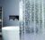 SUJAYU EVA Shower Curtain Liner with 12 Plastic Hooks, 72×72 Inch for Shower Stall & Bathtubs, 3D Pebble Bathroom Curtains, Odorless & Non Toxic, Semi-Transparent
