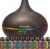 InnoGear Aromatherapy Diffuser & 10 Essential Oils Set, 400ml Diffuser Ultrasonic Diffusers for Home Cool Mist Humidifier with 4 Timers 7 Colors Light Waterless Auto Off, Dark Wood Grain