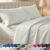 California Design Den Soft 100% Cotton Queen Sheet Set, 400 Thread Count Good Housekeeping Award Winner, Silky Sateen Weave with Deep Pockets, Long Staple Cotton Bed Sheet Set – Ivory (Pale Tone)