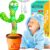 Rechargeable Baby Toys Dancing Talking Cactus Toy, Volume Adjustable, Singing Mimicking Repeating, Interactive Toys for Baby Toddler, Baby Infant Toys Gifts for Girls Boys