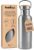 Bambaw Metal Insulated Water Bottle 16 oz, Stainless Steel Water Bottle Insulated, Reusable, Keeps Drinks Cold for 24h Cold & Hot for 12h, With Wide Mouth That Fits Tea Balls (Natural Steel)