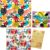 Beeswax Food Wraps (3-Pack S/M/L) – Reusable & Washable Food Storage Wraps, Plastic-Free Alternative for Sandwiches, Produce & Bowls