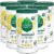 Seventh Generation Multi Surface Wipes All Purpose Cleaning Lemon Zest scent with 100% Essential Oils and Botanical Ingredients 70 count, Pack of 6